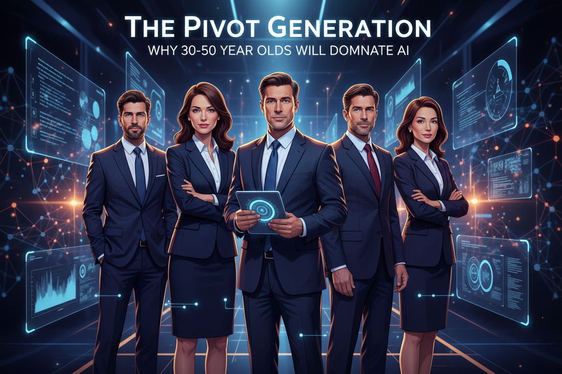 La génération Pivot : Pourquoi les 30-50 ans domineront l'IA