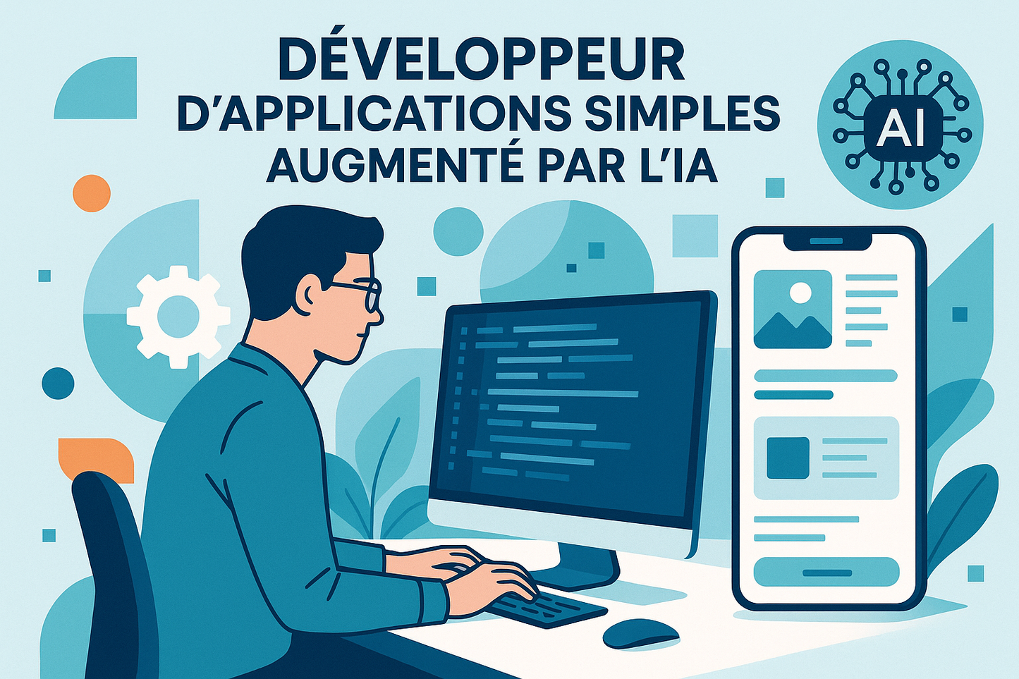 Développeur d'applications simples augmenté par l'IA